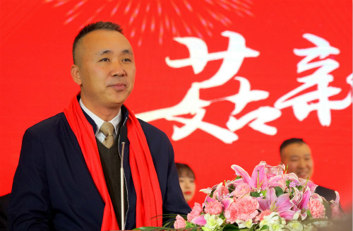 菇新、大漢靈芝董事長顧越峰致辭